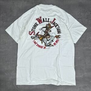 Vintage Single Stitch I Got Stoned At No Bull Country Western Bar Illinois Shirt